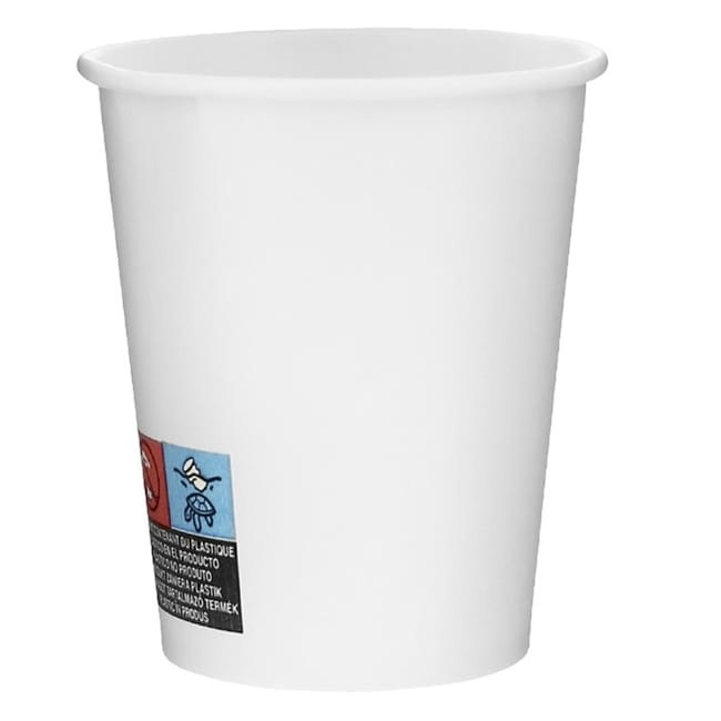 VASO CARTON BLANCO 7 OZ 200 ML (Paquete 50 uds)
